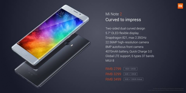 Xiaomi Mi Note 2
