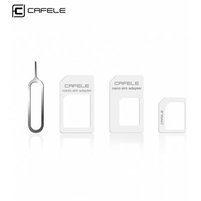 CAFELE 4 in 1 SIM Card Adapter