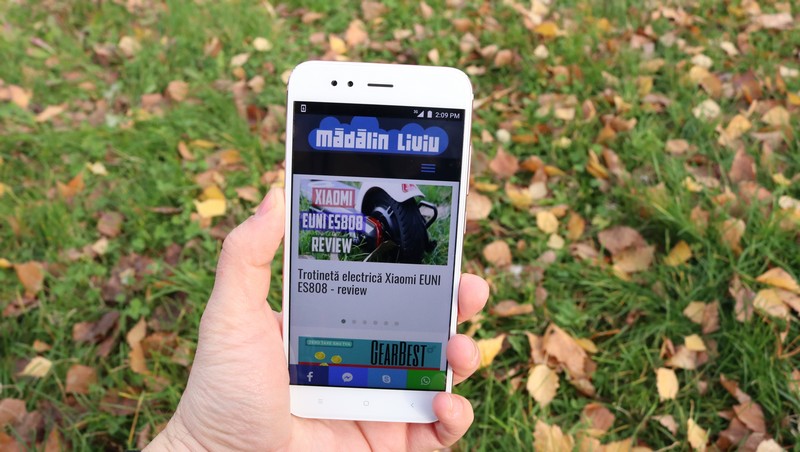 Xiaomi Mi A1 – review ecran si sunet