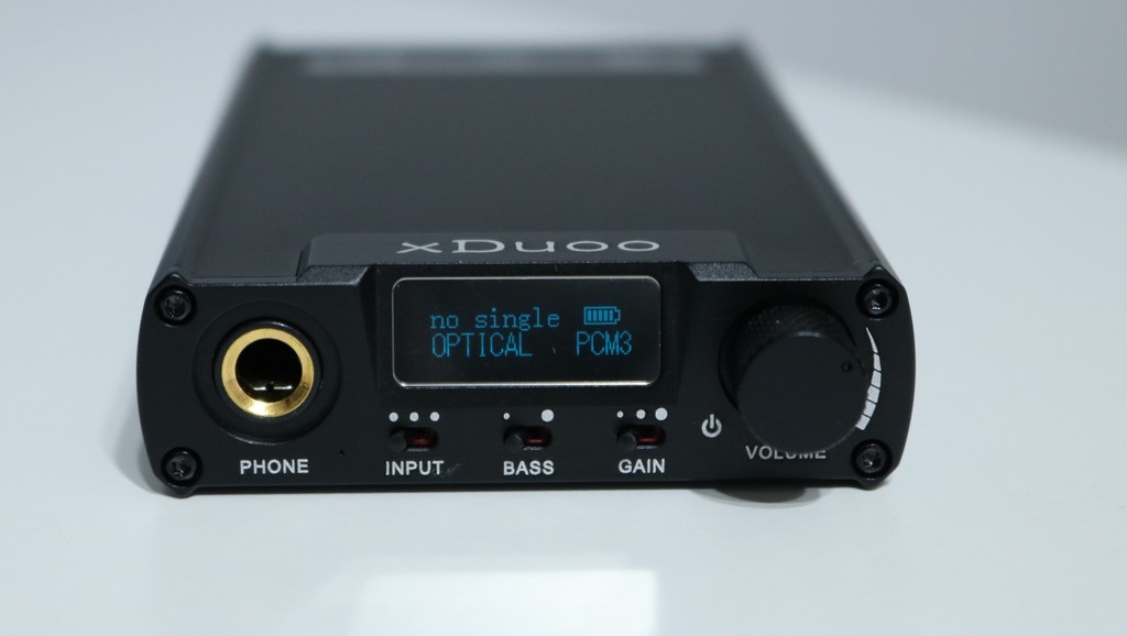 DAC xDuoo XD 05 display