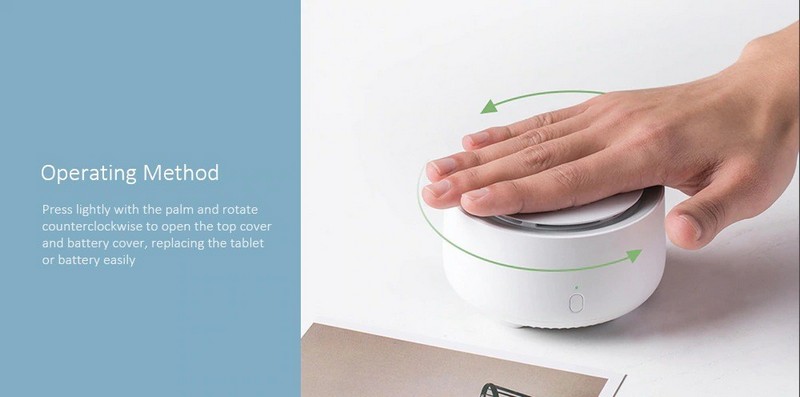 Xiaomi Mijia Mosquito Repellent - metoda de functionare