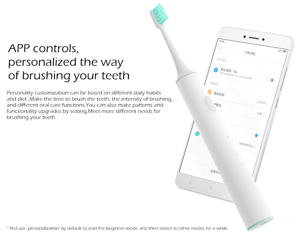 Xiaomi Mijia Sonic - periuta sonica cu aplicatie