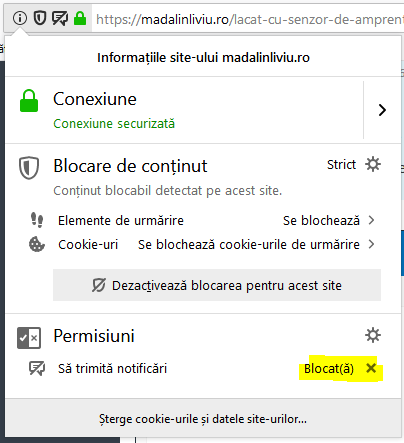 notificari firefox
