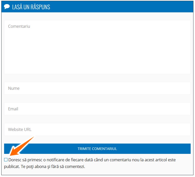 Abonare comentarii Firefox - pasul 1