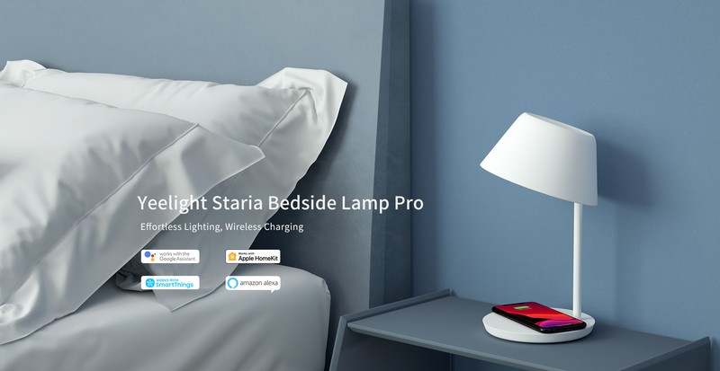Yeelight Staria Bedside Lamp Pro - lampa cu incarcare wireless
