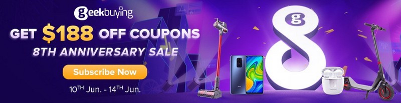 Geekbuying 8 ani