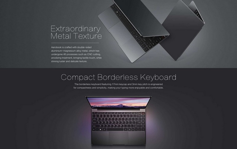 Laptop Chuwi Aerobook design