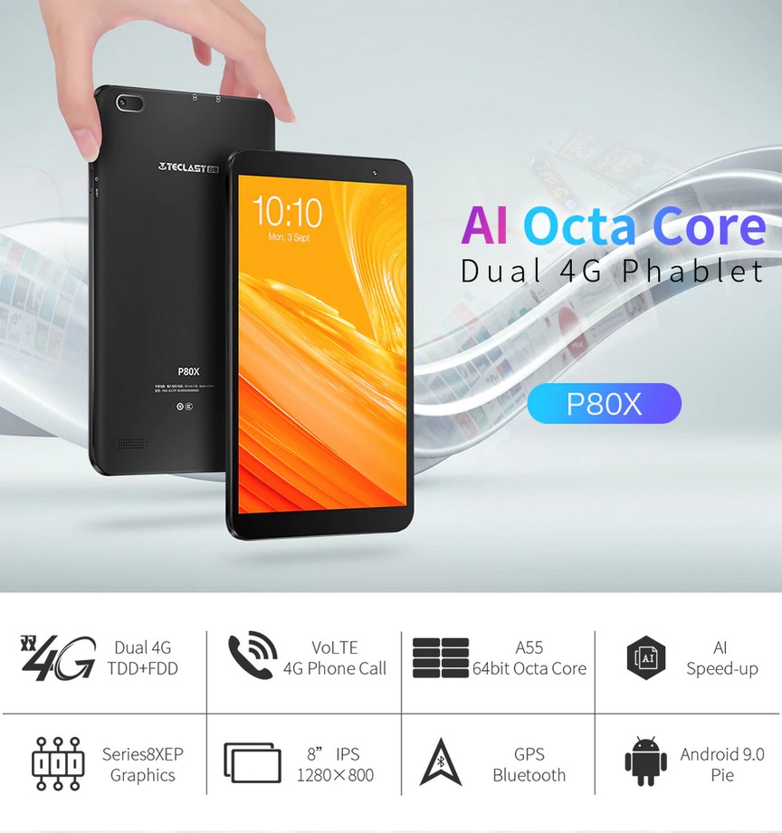 Teclast P80X specificatii
