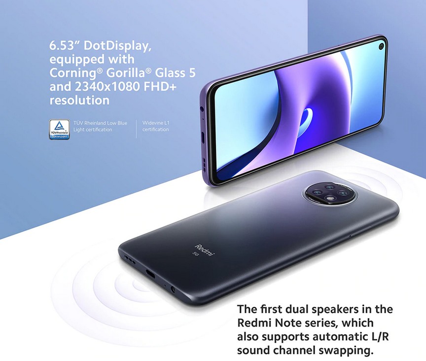 Redmi Note 9T - Sunet
