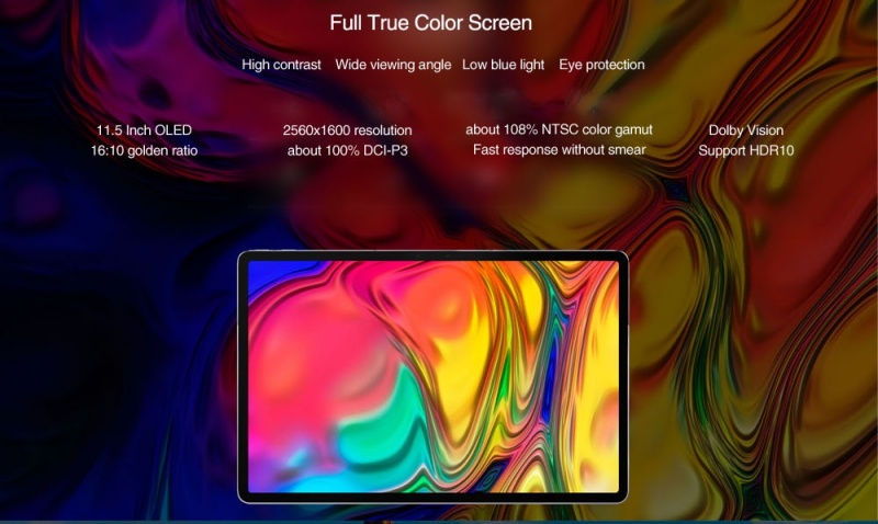 Lenovo Tab P11 Pro - display
