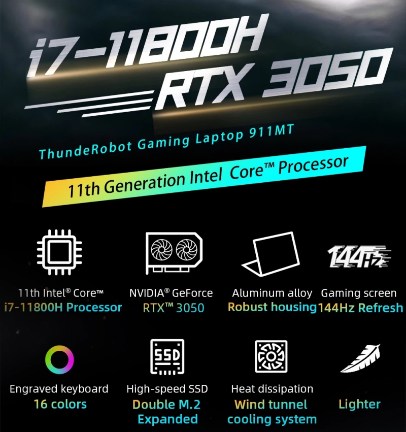 Specificatii ThundeRobot 911MT