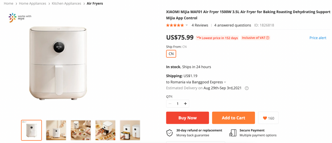 airfryer xiaomi