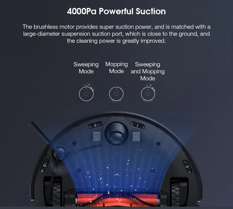 Xiaomi Mijia MJSTS1 Pro - putere de aspirare