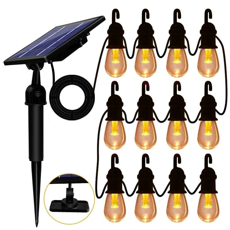 12 Bulbs Solar Light String