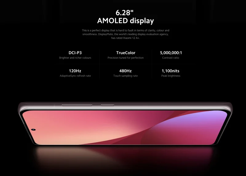 Xiaomi 12 - display