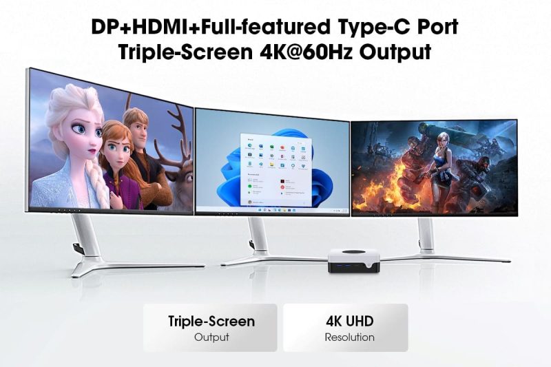 Chuwi LarkBox X - miniPC cu suport 3 monitoare