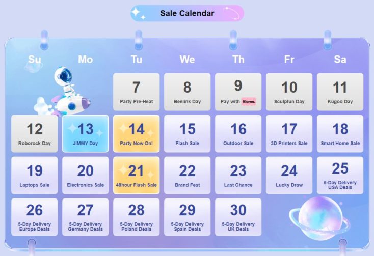 Calendar evenimente